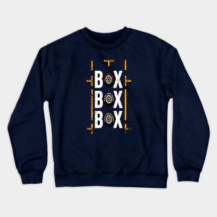 "Box Box Box" F1 Tyre Crewneck Sweatshirt